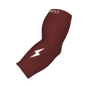 BRUCE BOLT Graduated Compression Premium 3/4 Arm Sleeve - MAROON