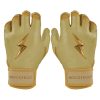 PREMIUM PRO GOLD Series Short Cuff Batting Gloves